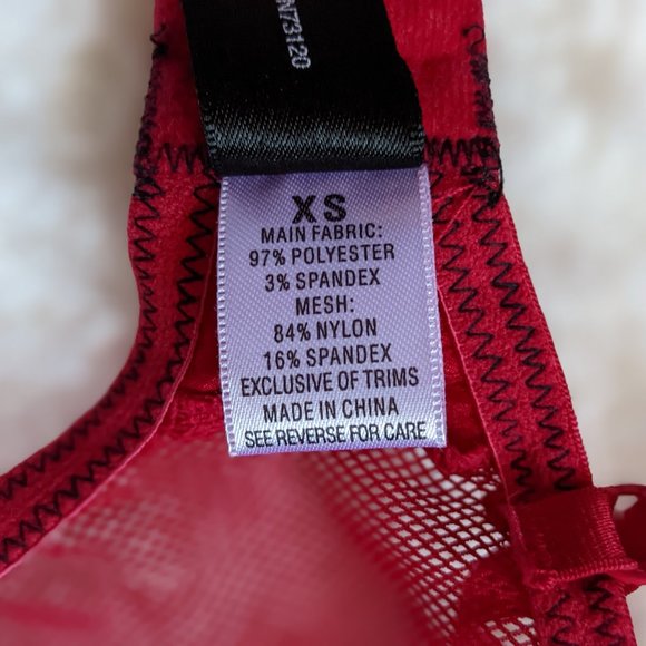 Never worn (XS) - FREDERICKS of HOLLYWOOD Chemise Garter Set - Picture 10 of 10